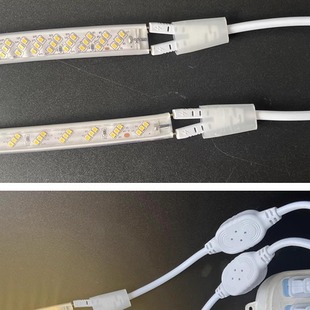 220V Light Strip Socket Connector Single Color Light Strip Special Two-Pin Plug Universal Led Light Strip Drive Power Head