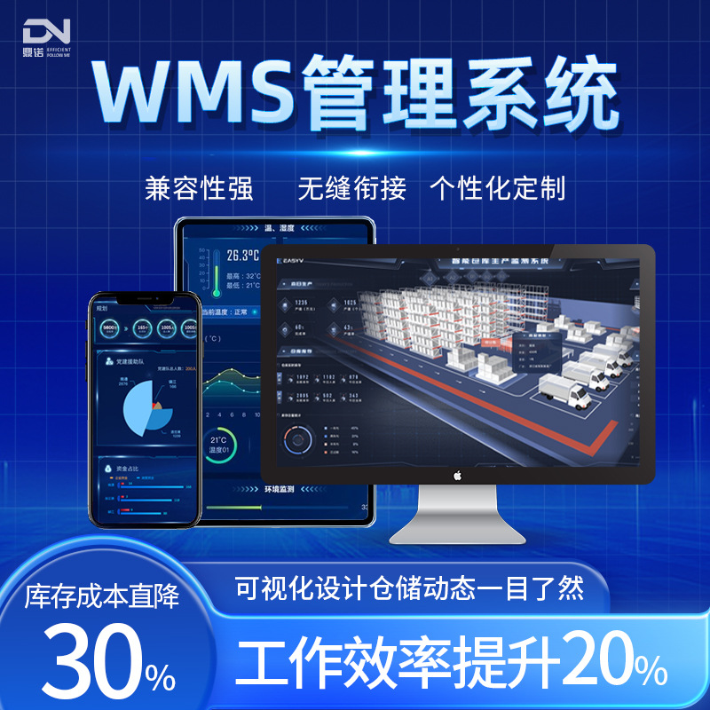 WMS visual software warehousing management system automated three…
