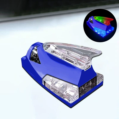Warning Light, Wind-Powered Decorative Light, Other lights - wind-activated-shark-fin-warning-light-blue