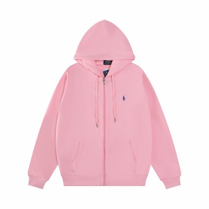 European and American trendy brand autumn and winter new Ralph Lauren pony embroidery casual versatile cardigan hoodie
