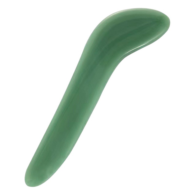Factory direct supply geometric Jade fish-shaped face scraping board portable massage bar back massage acupuncture scraping board