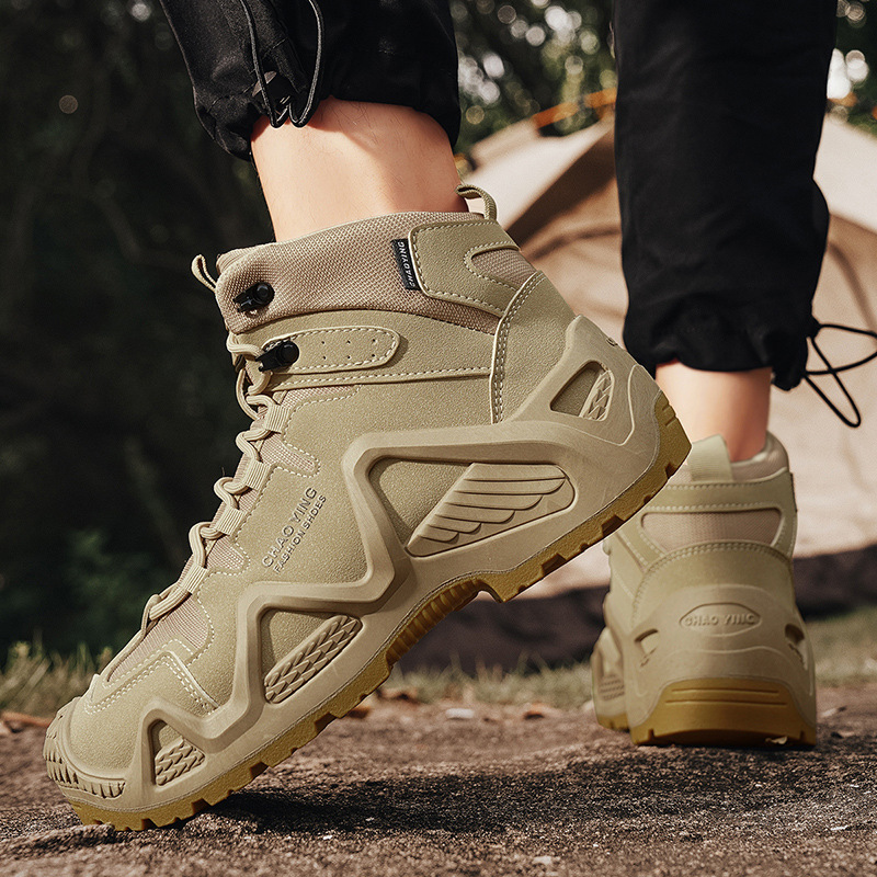 2024 otoño nuevo hombre herramienta al aire libre botas de montaña de fondo grueso botas de alto alcance Martin botas de moda al aire libre botas de hombre
