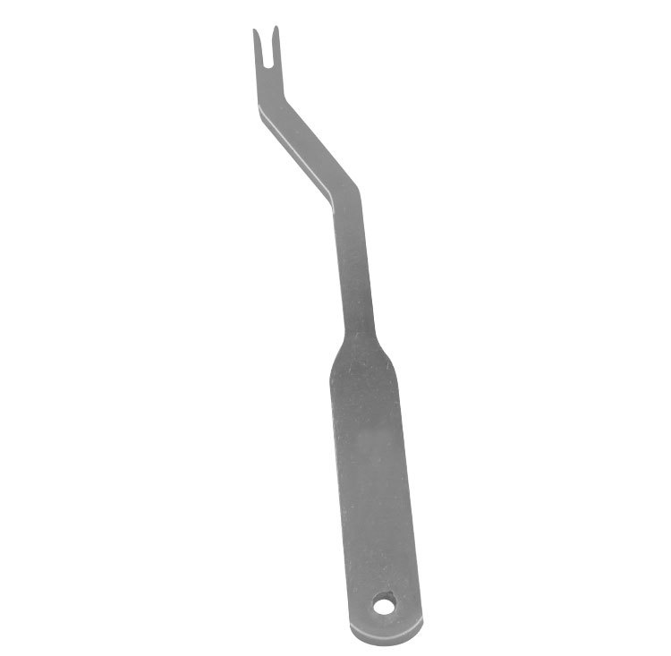 Special Tool for Removing the Inner Handle of the Sun Visor of Audi. Remove the Buckle of the Inner Handle of the Sun Visor