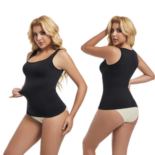 (Cross-border trading), waist belt, tank top, increased thickness, square neckline