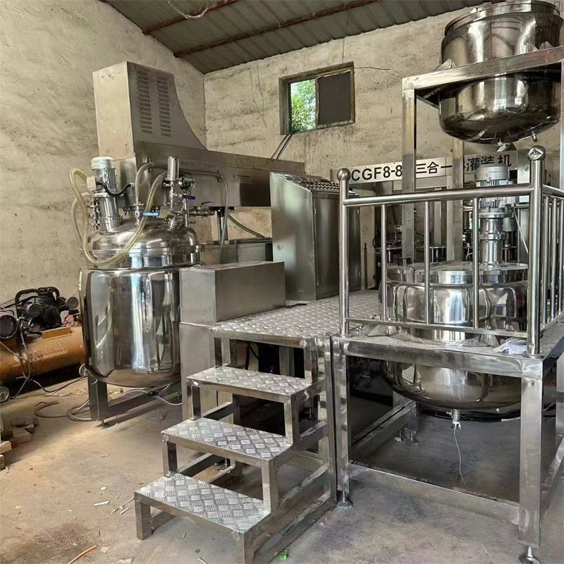 出售二手真空均值乳化机 电加热高剪切乳化均质设备 回收