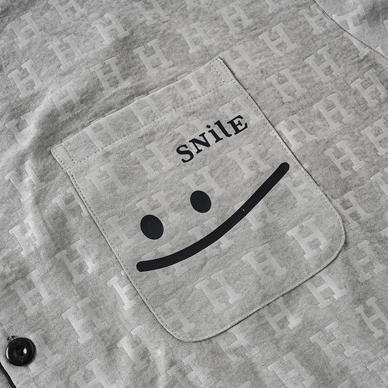 2025 nuevo algodón nublado primavera y otoño pijama cardigan de manga larga moda simple y cómoda ropa para el hogar verano