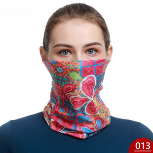 Variety of Magic Headscarf for Women Outdoor Cycling Sun Protection Mask Neck Scarf Rainbow Running Neck Protection Face Towel Hiking Neck Cover to Cover Face