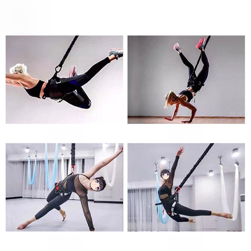 Aerial Yoga Vitality Strap, Indoor Yoga Flying Elastic Rope, Yoga Elastic Strap Gym Elastic Suspension Rope
