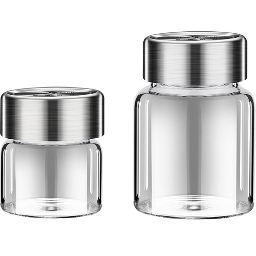 SSGP bird's nest refillable bottle can be steamed, freshly stewed fish maw storage jar, small bottle of traditional Chinese medicine, glass kitchen sealed jar