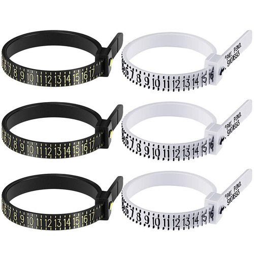Ring measuring ring measuring tape measuring strip finger measuring standard soft ruler belt type plastic size tool