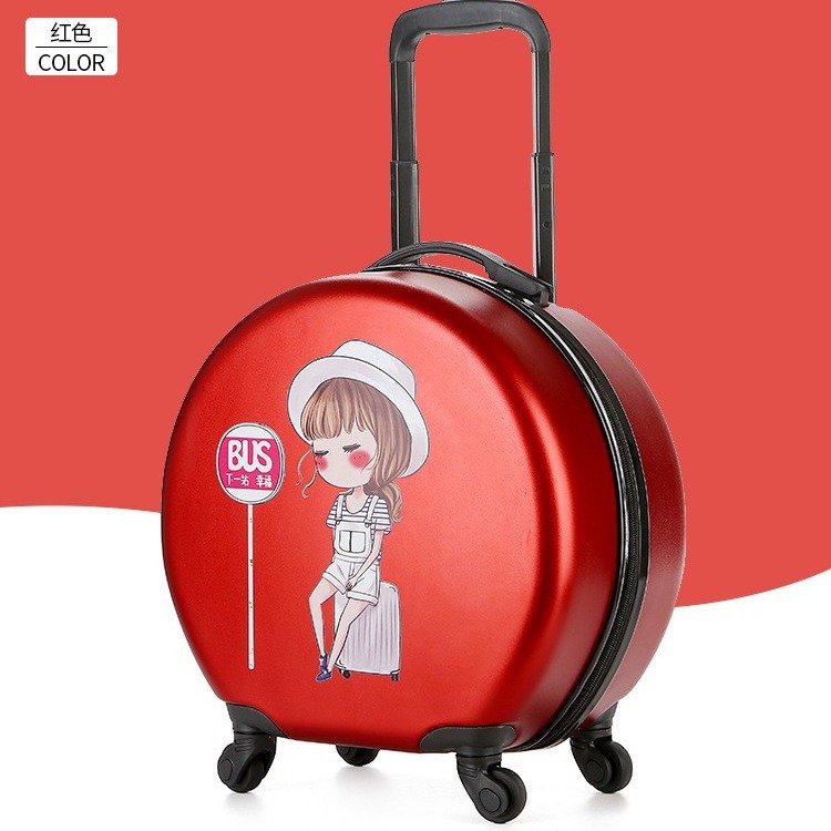 Logotipo impreso de los niños trolley gran capacidad universal rueda equipaje maleta ocio al aire libre fábrica por mayor