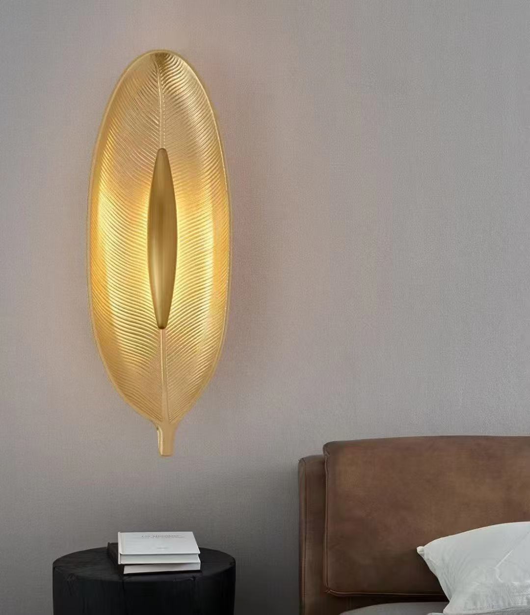 lámpara de pared diseñador de lámpara de cabecera diseño de TV pasillo fondo de pared de resina creativo dormitorio fondo de sala de estar