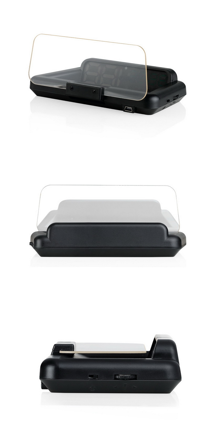 C500 Car-Mounted 5-Inch Head-Up Display Obd2 System Projection Hud Head-Up Display Blue White Red