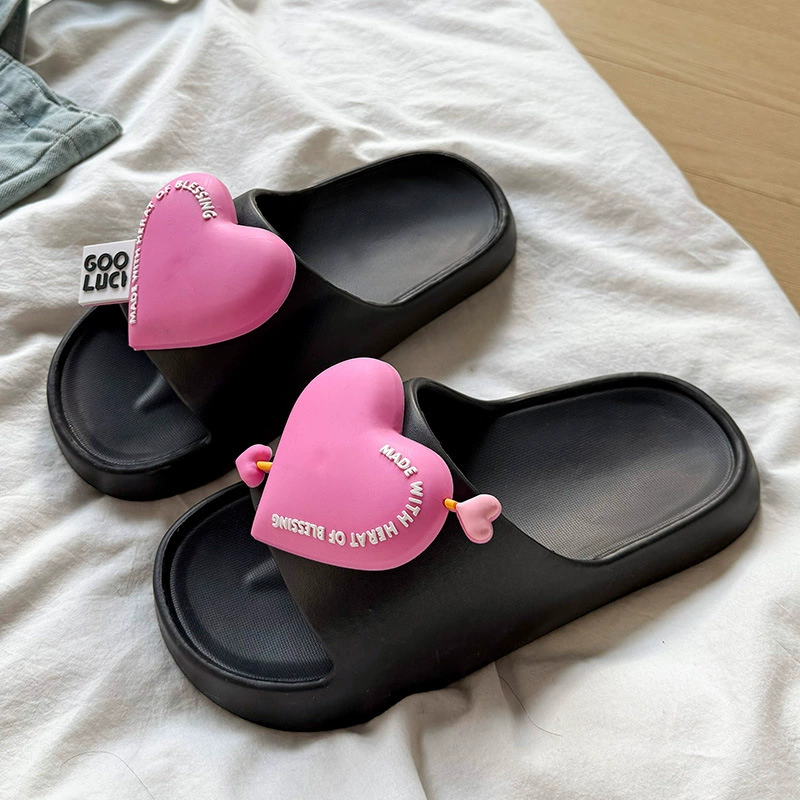 Женские тапочки Love, летняя верхняя одежда, женские тапочки, новые тапочки из ЭВА, домашние сандалии на мягкой подошве, мужские сандалии, женские сандалии