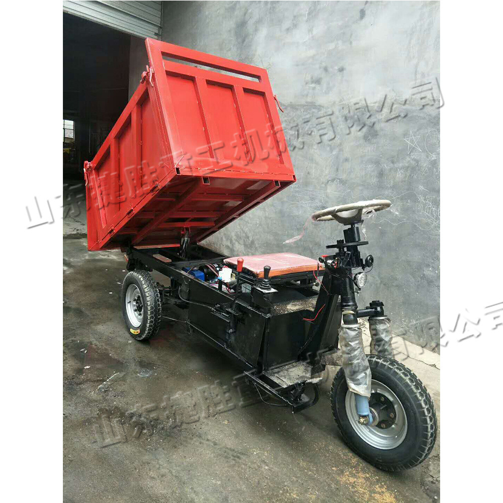 camión de carga doméstico fertilizante de tierras de cultivo camión de descarga de tres ruedas de construcción de piedra de arena diesel pequeño tres ruedas