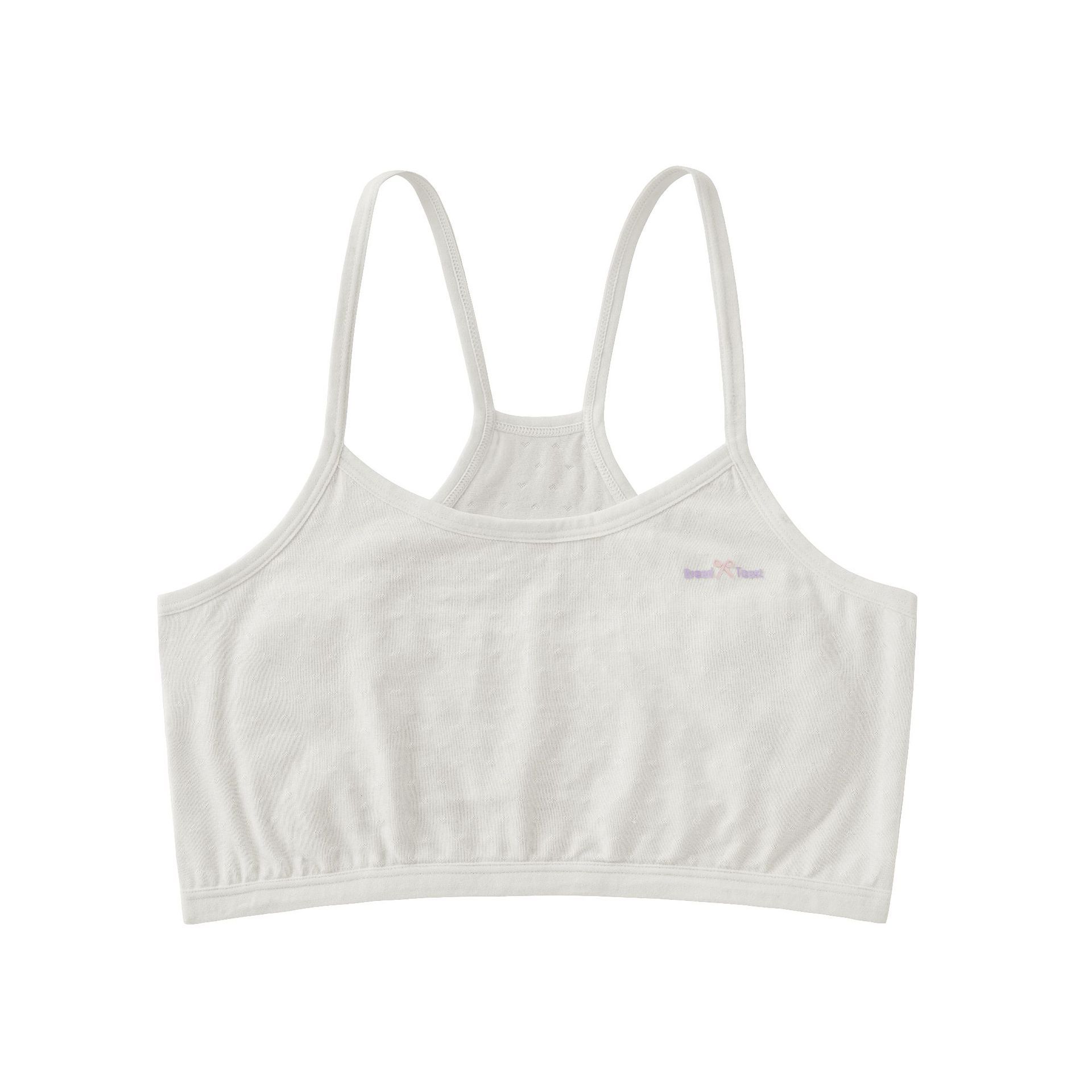 Camisola de verano para niñas de 7 a 12 años, ropa interior para adolescentes, camisola de seda fría para secundaria, sujetador para niñas jóvenes.