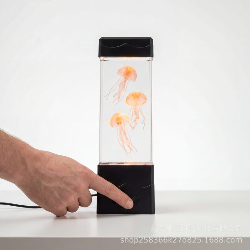 in stock LED remote control luminous lava water lamp decorative lamp net red lava lamp atmosphere lamp simulation usb water lamp