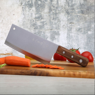 Eighteen Zizi Jiahui Slicing Knife 8350 Stainless Steel Household Grinding-free Sharp Chopper Yangjiang Eighteen Zi Wooden Handle