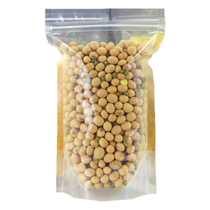 Самозакрытой сумкой прозрачный упаковочный пакет для закусок сумка для сухофруктов