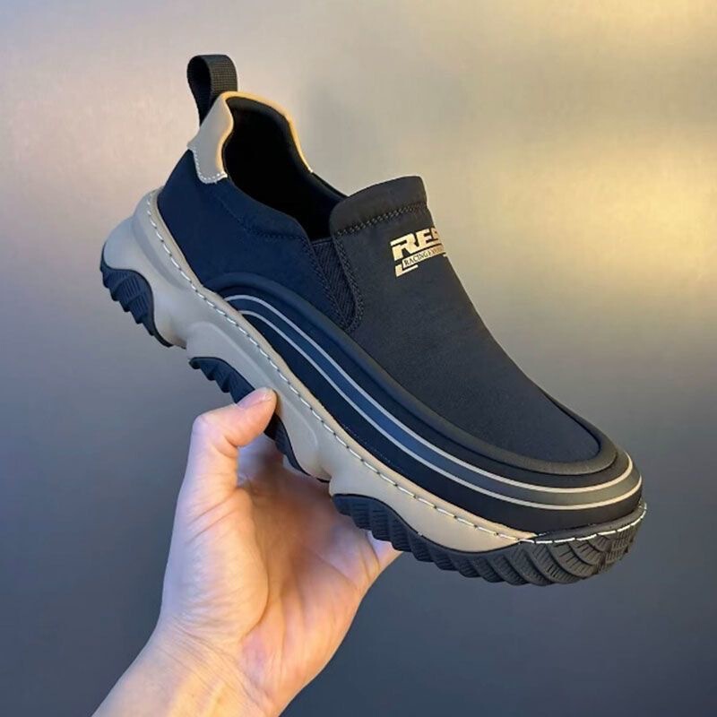 2025 New Summer Men's Shoes Thick-Soled Non-Slip Wear-Resistant Sports Shoes Men's Lazy Slip-On Fashion Casual Shoes 2025 New Summer Men's Shoes Thick-Soled Non-Slip Wear-Resistant Sports Shoes Men's Lazy Slip-On Fashion Casual Shoes