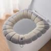 Universal knitted thicken toilet seat cover for toilet seat|ru