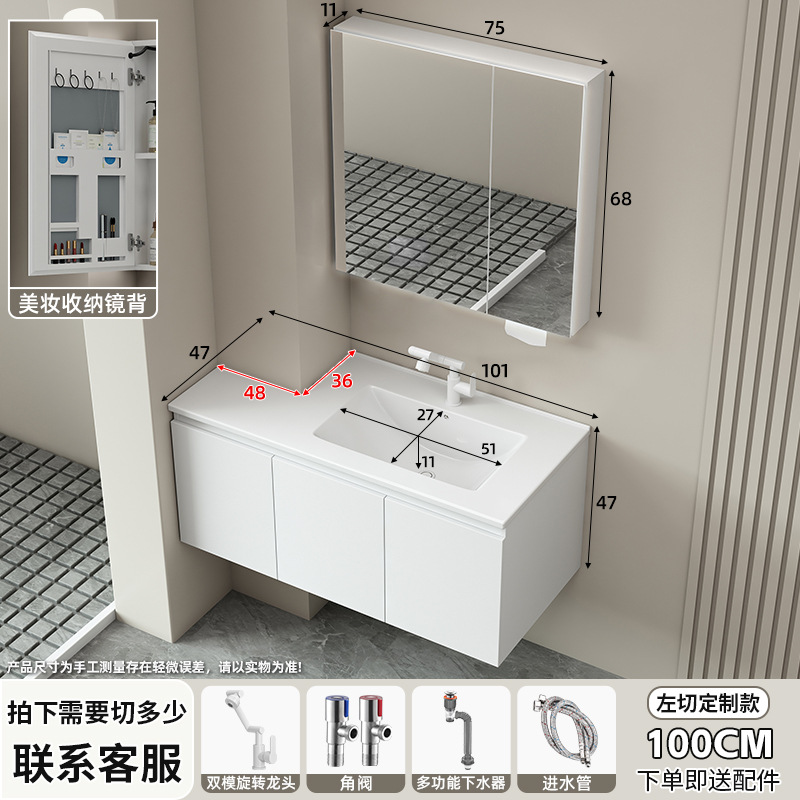 Ángulo cortado panal de abeja gabinete de baño cerámica integral lavabo de forma especial tamaño de inodoro envase lavabo de columna de tubo