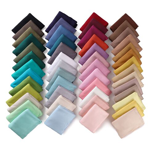 56-color solid color modal scarf small size single color sweat fabric headscarf silk-like cotton scarf Malaysia headscarf