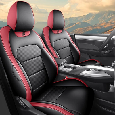 Surround Seat Cover, Universal Car Seat – Modelə uyğun (Original) oturacaq örtükləri - lafite-red-all-inclusive-geely-binyue-standard-edition