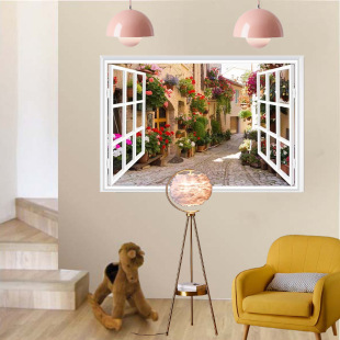 Cross-Border Flower New Self-Adhesive Mural Frameless Painting Sofa Background Painting Bedside Background Decorative Painting Wholesale Self-Adhesive Painting