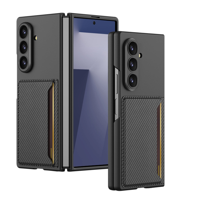 Samsung Galaxy Z Fold 30% off スタックスクリーン携帯電話ケース、超薄型細穴カードホルダー、クリエイティブな携帯電話保護カバーに適しています。|undefined