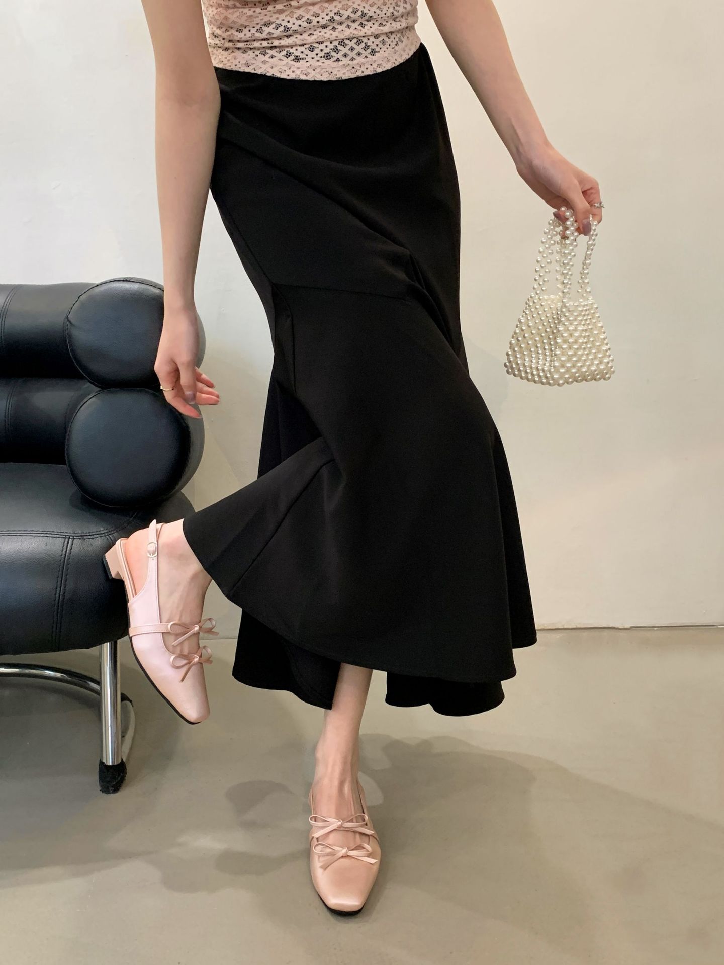Elegant Silver Stiletto Pumps With Bowknot For Women_voghion.com