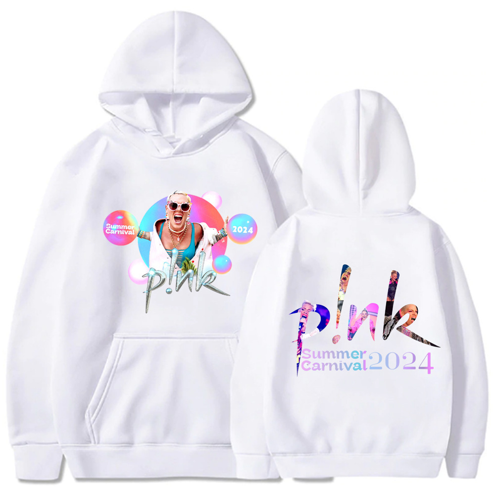 Pink Singer Tour 2024 Hoodies Men Fashion Rapper P! Nk SUMME