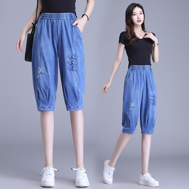 Thin trousers, summer jeans, flashlight, new collection