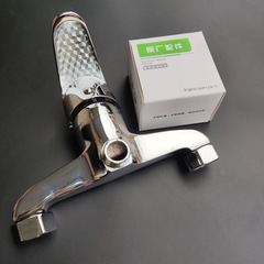 All-copper shower valve with downward copper concealed installation, 150mm center distance, alloy handle, manufacturer wholesale