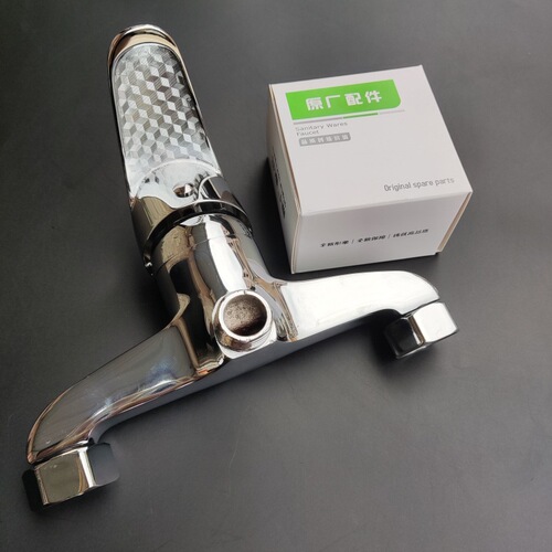 All-copper shower valve with downward copper concealed installation, 150mm center distance, alloy handle, manufacturer wholesale