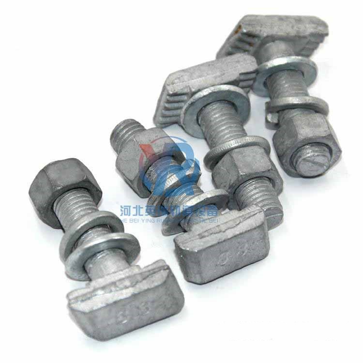 厂家现货供应多种型号规格热镀锌预埋槽道配套T型螺栓螺丝