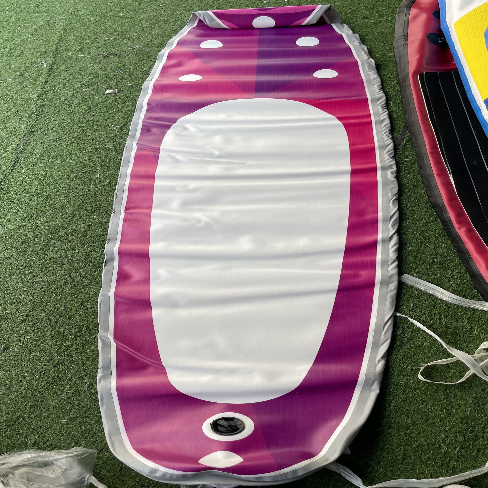 básico simple inflado SUP tabla de remo de agua de pie tabla de surf de mar plegable tabla de remo de agua conveniente