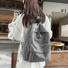 2025新款韩版ins简约软妹小双肩包日系ins原宿风书包逛街迷你背包