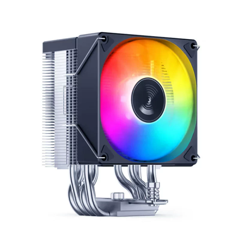 乔思伯 CR-1400 EVO Fantasy Color Edition CPU Air Cooled Radiator Nickel Plated 4 Heat Pipe Heat Dissipation Fan ARGB