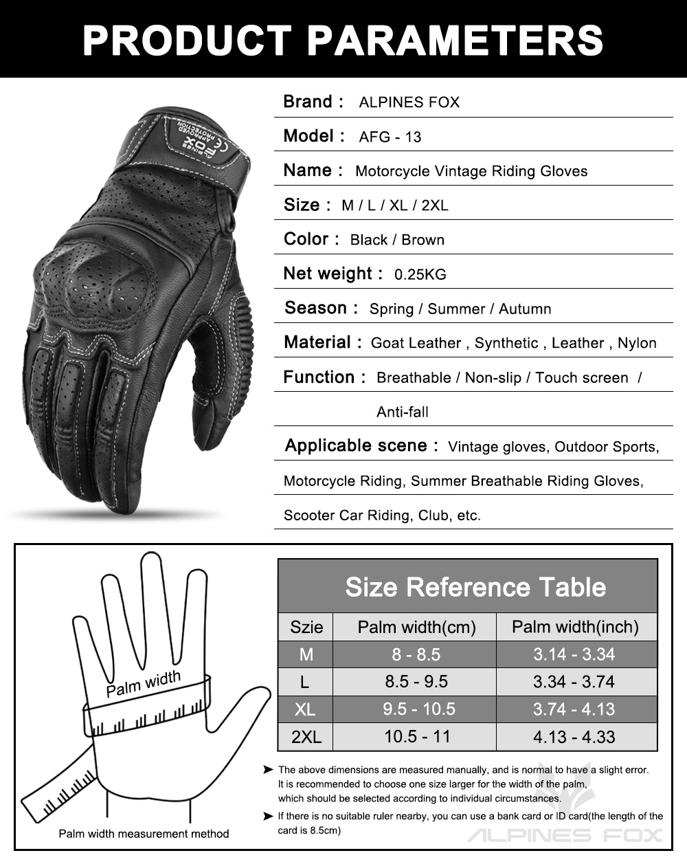 Motorcycle Gloves Image 2