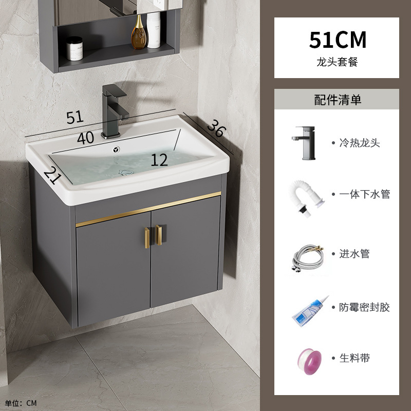 51 gabinete de cerámica + grifos