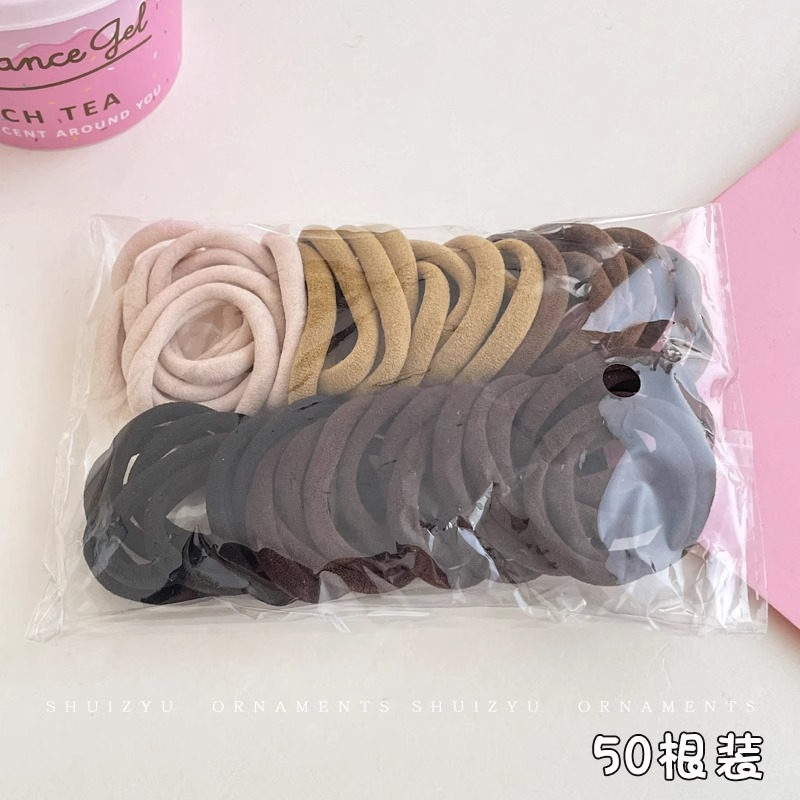 Ligas Elásticas Desechables para Cabello de TPR, Alta Elasticidad, para Niños y Mujeres