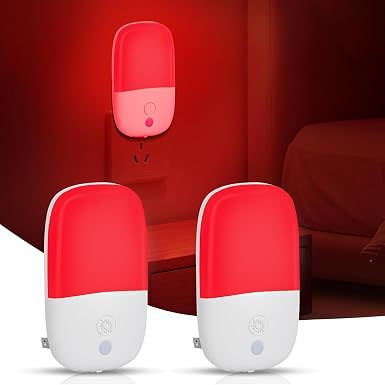 670Nm Red Light Led Foldable Light-Controlled Plug-In Night Light, Sleep-Adjustable Dimmable Red Light, Kidsren's Sleep Companion Night Light 670Nm Red Light Led Foldable Light-Controlled Plug-In Night Light, Sleep-Adjustable Dimmable Red Light, Kidsren's Sleep Companion Night Light