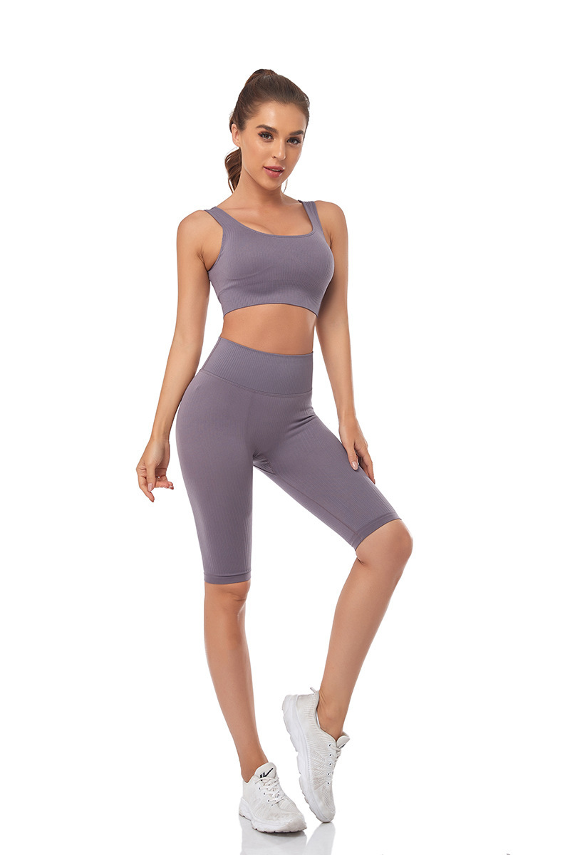 women s quick-drying bra and shorts yoga suit nihaostyles clothing wholesale NSXER79923