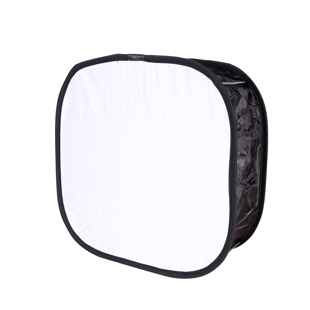 Fotografía fotografía de tela de luz suave encogimiento Fotografía Blanco y Negro caja de luz suave 40CM Máquina Plegable Portátil superior redonda cubierta de luz suave