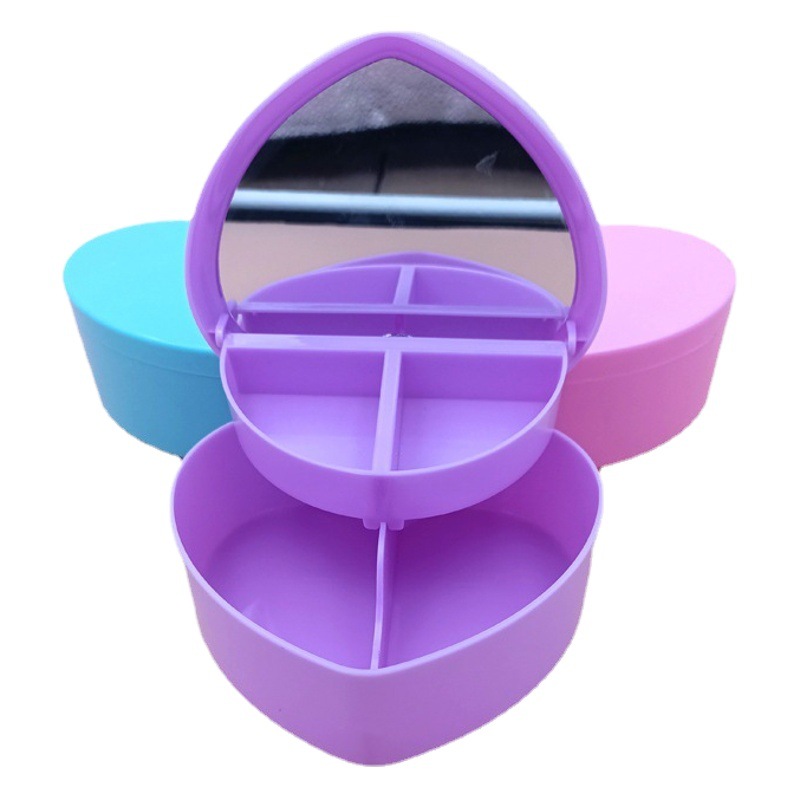 Caja de juguetes de arcilla hecha a mano de bricolaje para niños caja de joyería caja de almacenamiento de accesorios para el cabello caja de cosméticos caja de almacenamiento de amor