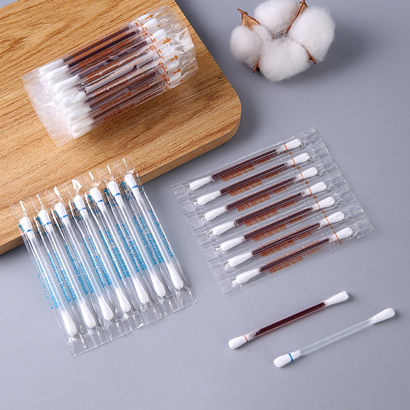 Disposable antibacterial cotton swabs
