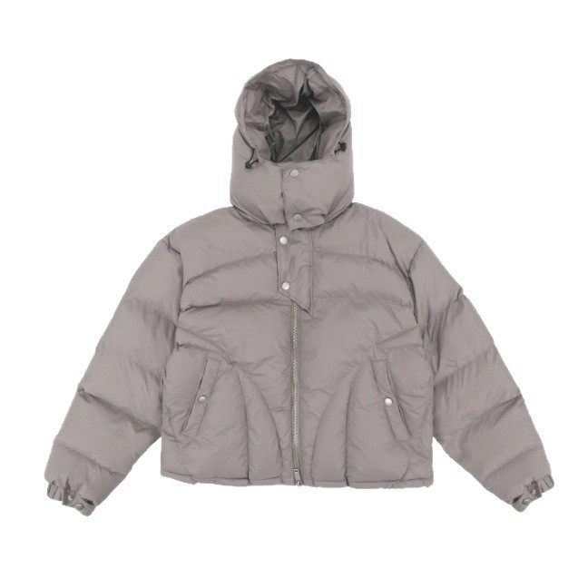 Gothic-Inspired Puffer Jacket – Retro High Street Unisex Coat, Warm Cotton-Filled Winter Jacket For Men & Women_voghion.com