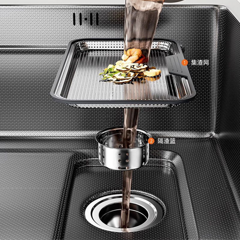 Fregadero Bajo Encimera de Cocina 304 de Acero Inoxidable, Recubrimiento Nano