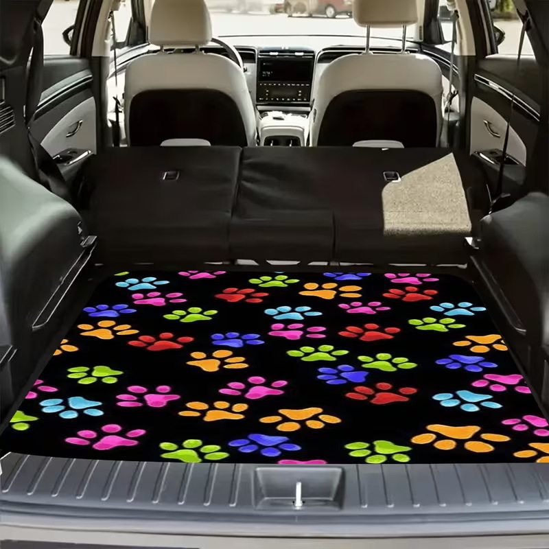 Crystal velvet car trunk mat, wear-resistant, cross-border Amazon dust-proof mat, water-absorbent, dirt-resistant, easy to maintain, wholesale